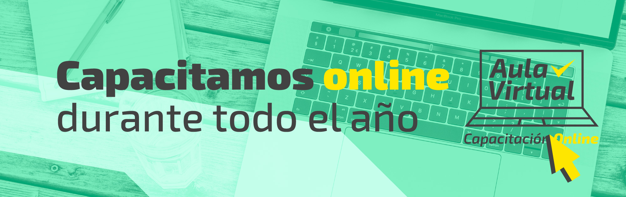 Capacitamos online durante todo el año